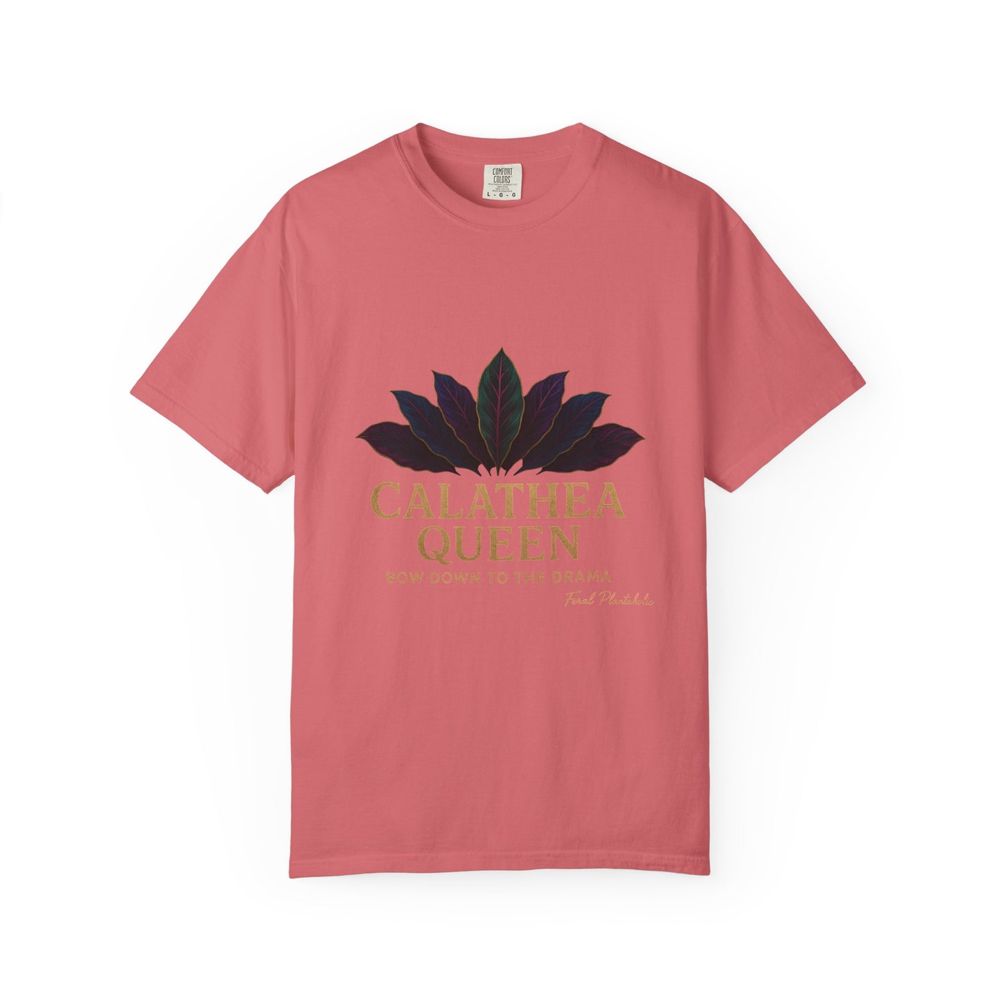 Calathea Queen T-Shirt | Unisex Plant Lover Tee, Botanical Gift, Houseplant Apparel, Nature Lover Wear, Eco-Friendly Statement Top
