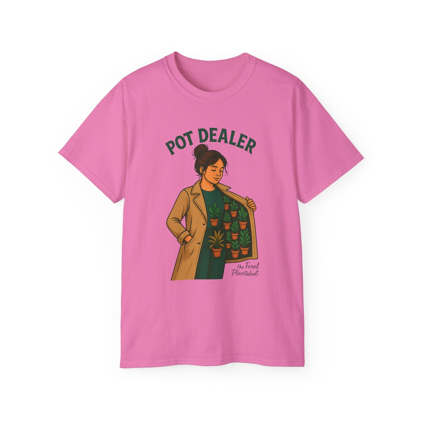 Pot Dealer Unisex Tee - Fun Plant Lover Gift, Gardening Shirt, Cute T-Shirt for Herb Enthusiasts, Plant Lover Apparel, Nature Lover Style