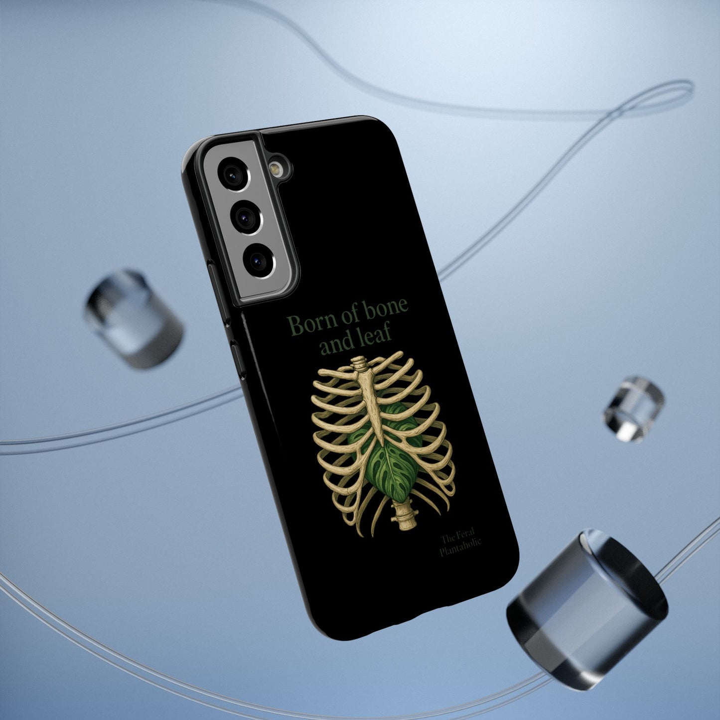Born of Bone and Leaf Phone Case — Impact-Resistant iPhone Cover