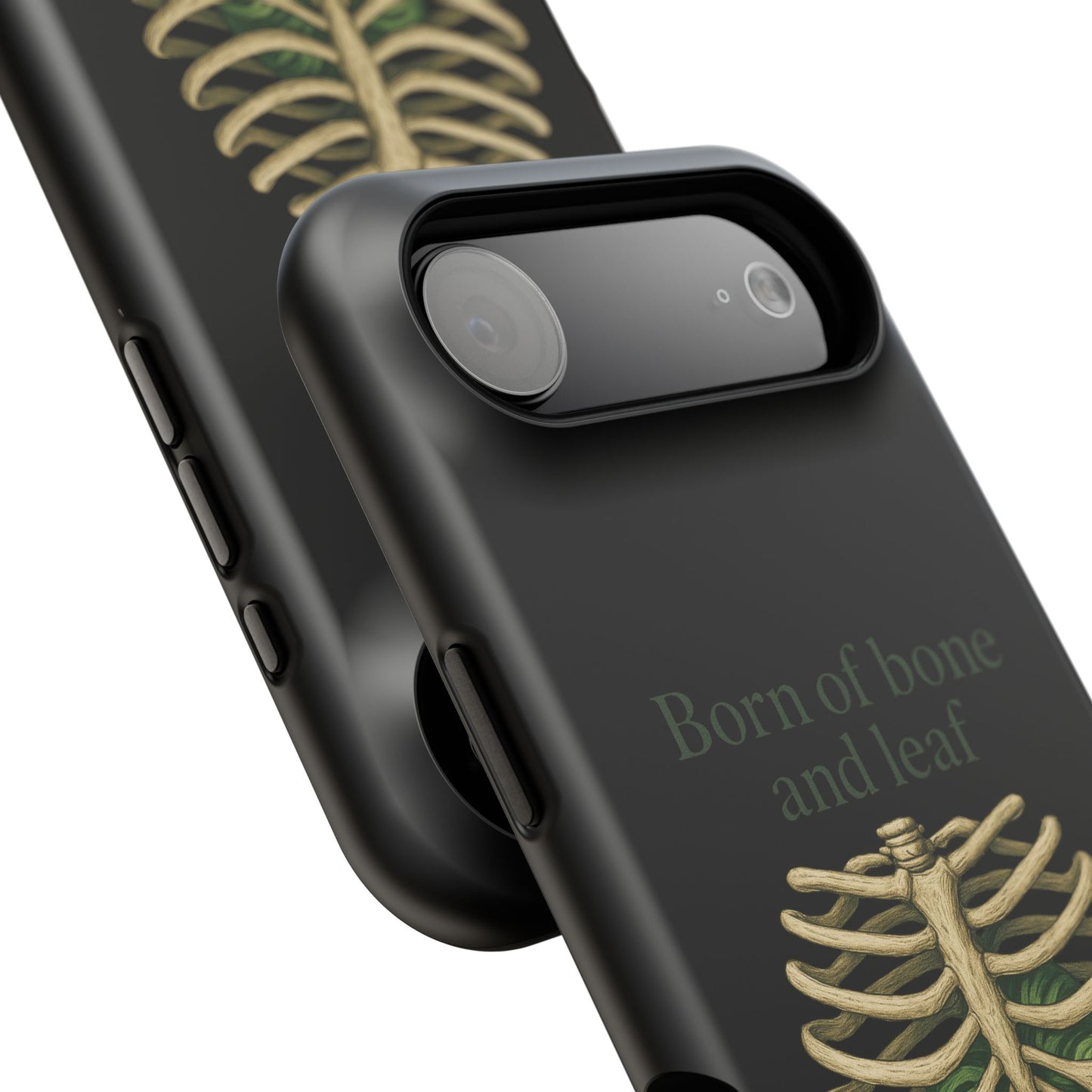 Born of Bone and Leaf Phone Case — Impact-Resistant iPhone Cover