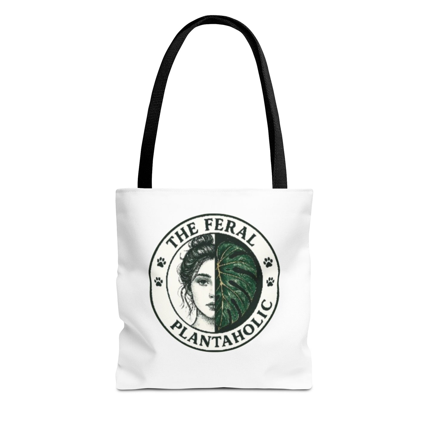 Feral Plantaholic Tote Bag | Eco-Friendly Grocery Bag, Gift for Plant Lovers, Boho Style, Greenery Accessories