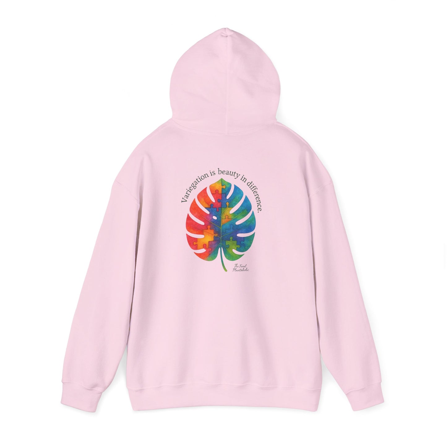 Tropical Vibes Hoodie | Unisex Heavy Blend™ Hooded Sweatshirt, Colorful Leaf Design, Cozy Gift, Casual Wear, Summer Essentials