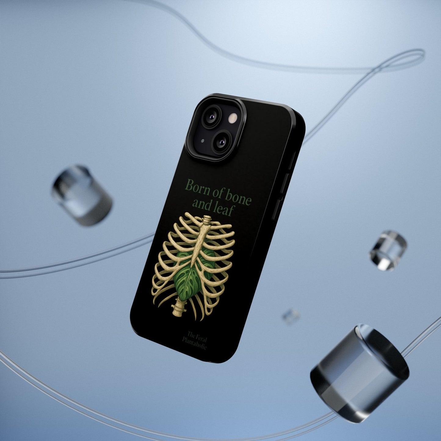 Born of Bone and Leaf Phone Case — Impact-Resistant iPhone Cover