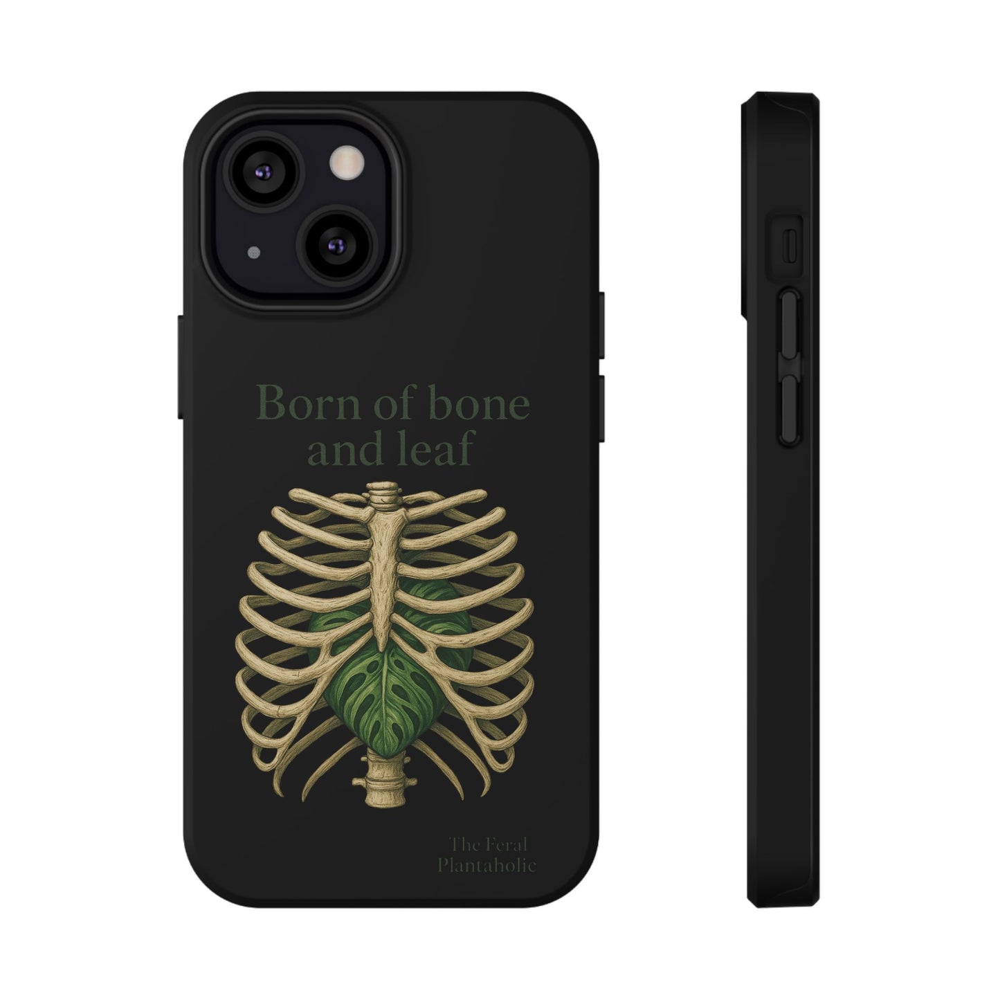 Born of Bone and Leaf Phone Case — Impact-Resistant iPhone Cover