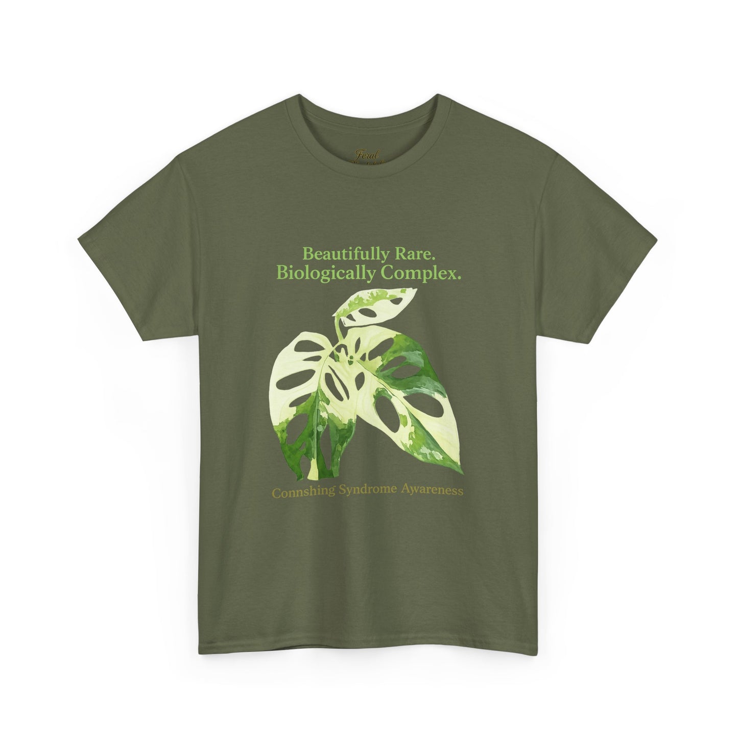 Monstera 'Beautifully Rare' Awareness Tee — Cornelia de Lange Syndrome