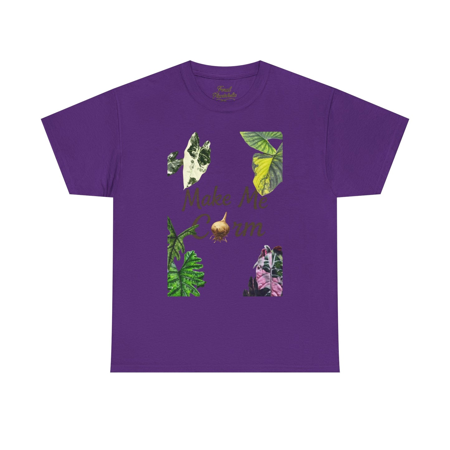 Make Me Corm Tee — Floral Graphic Cotton T‑Shirt