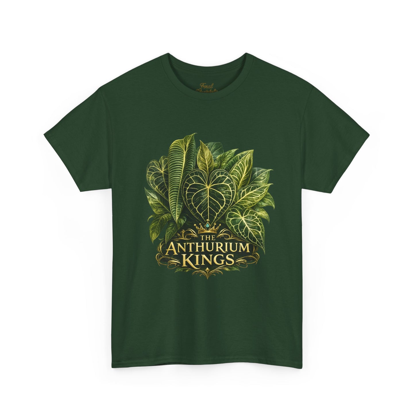 Anthurium Kings Tee — Botanical Green Leaf Plant Lover T-Shirt
