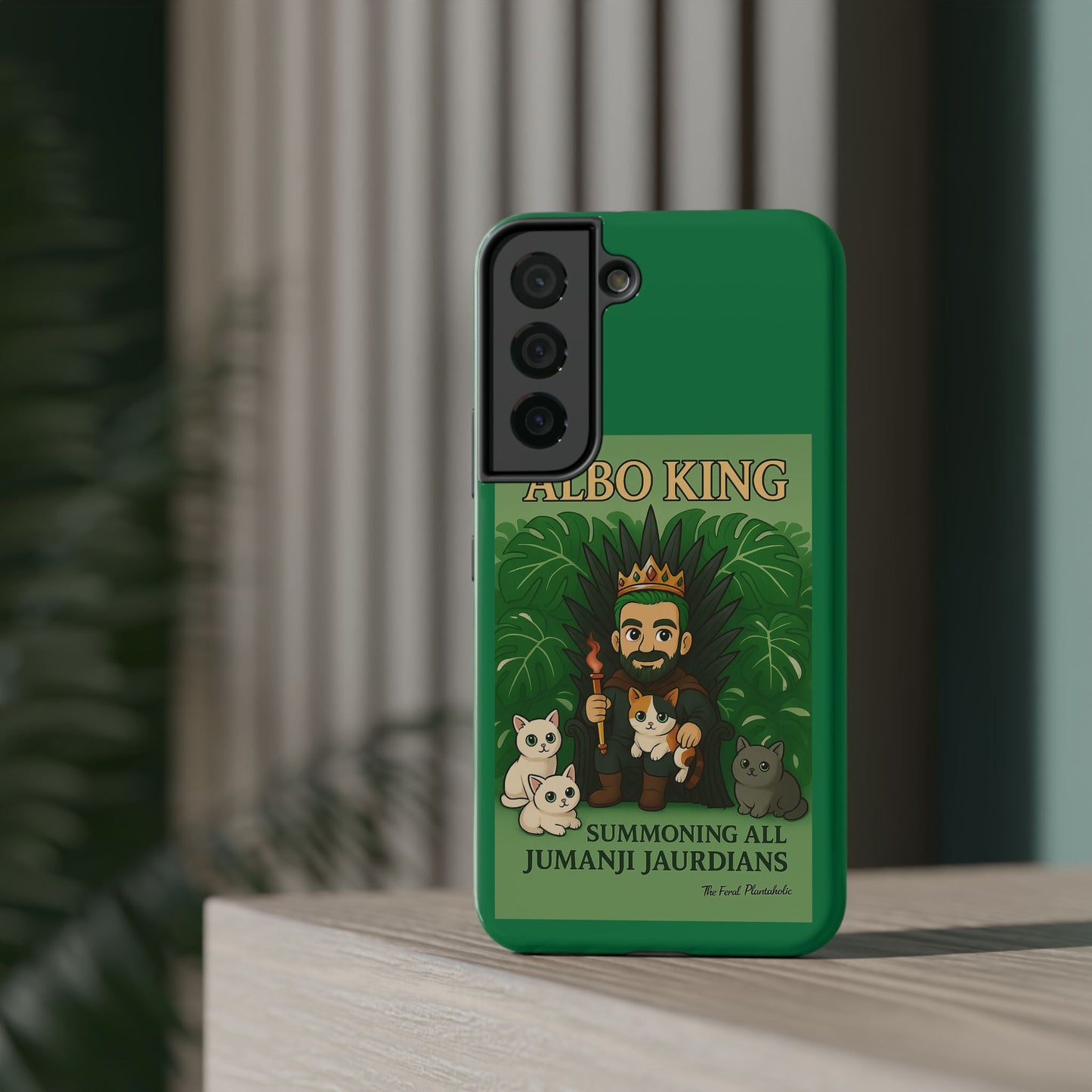 Impact-Resistant Phone Case — "Albo King" Jumanji Guardian Design