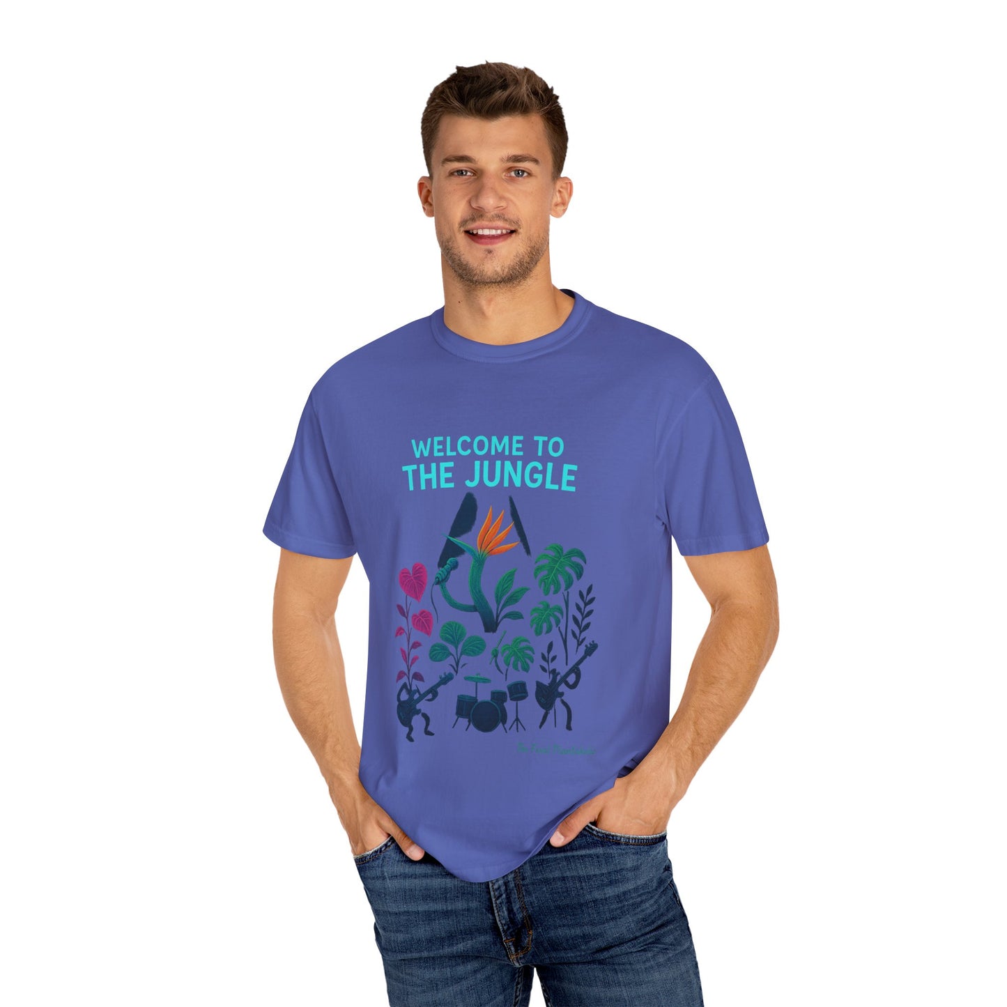 Welcome to the Jungle T-Shirt - Vibrant Unisex Tees for Nature Lovers, Music Festivals, Summer, Gifts, Eco-Friendly Fashion