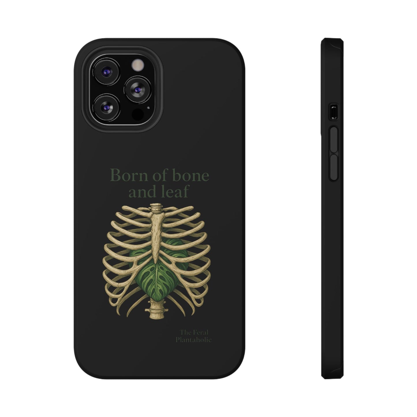 Born of Bone and Leaf Phone Case — Impact-Resistant iPhone Cover