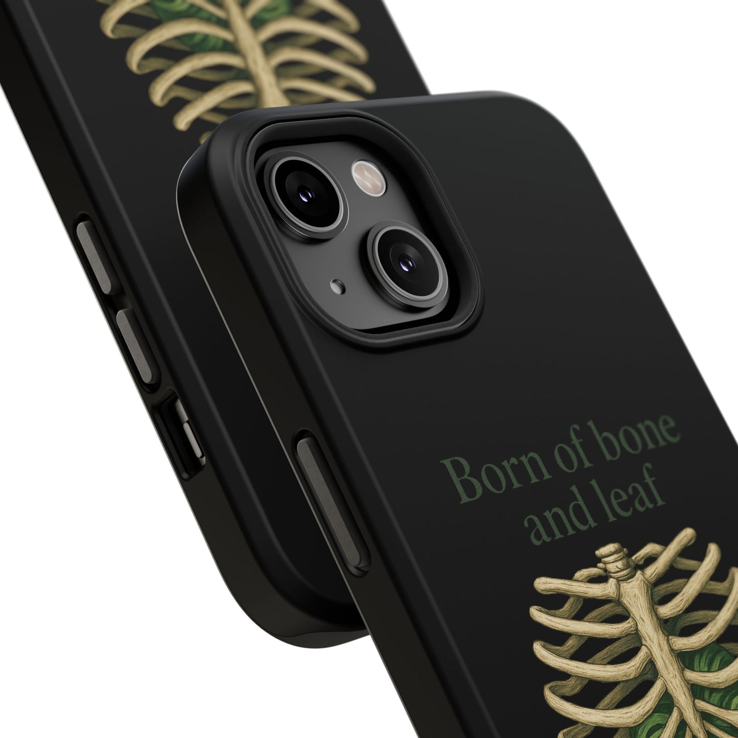 Born of Bone and Leaf Phone Case — Impact-Resistant iPhone Cover