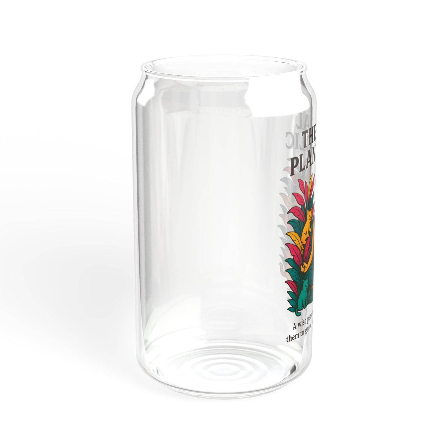 Eco-Friendly Sipper Glass | The Feral Plantaholic | Ideal for Plant Lovers, Gifts, Events, Sustainable Living