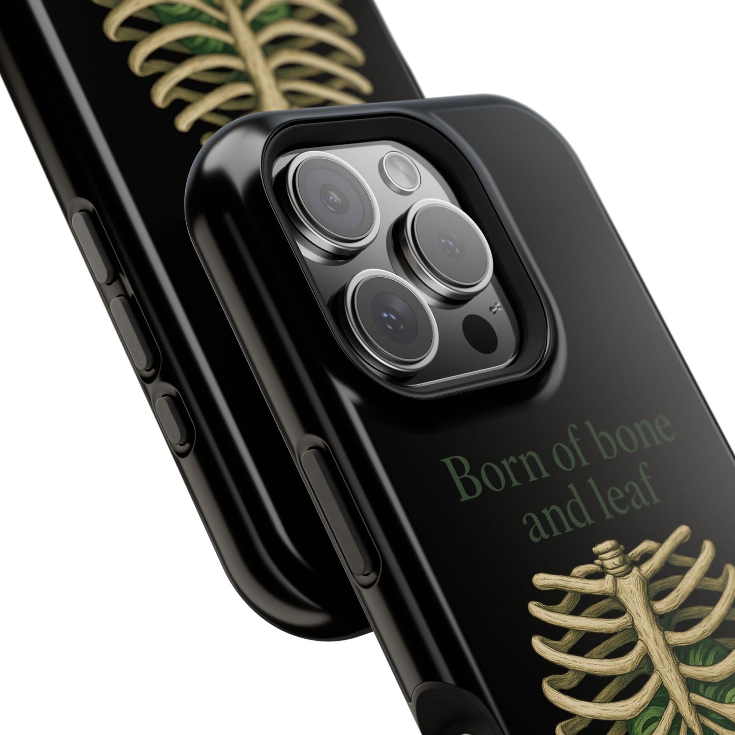Born of Bone and Leaf Phone Case — Impact-Resistant iPhone Cover