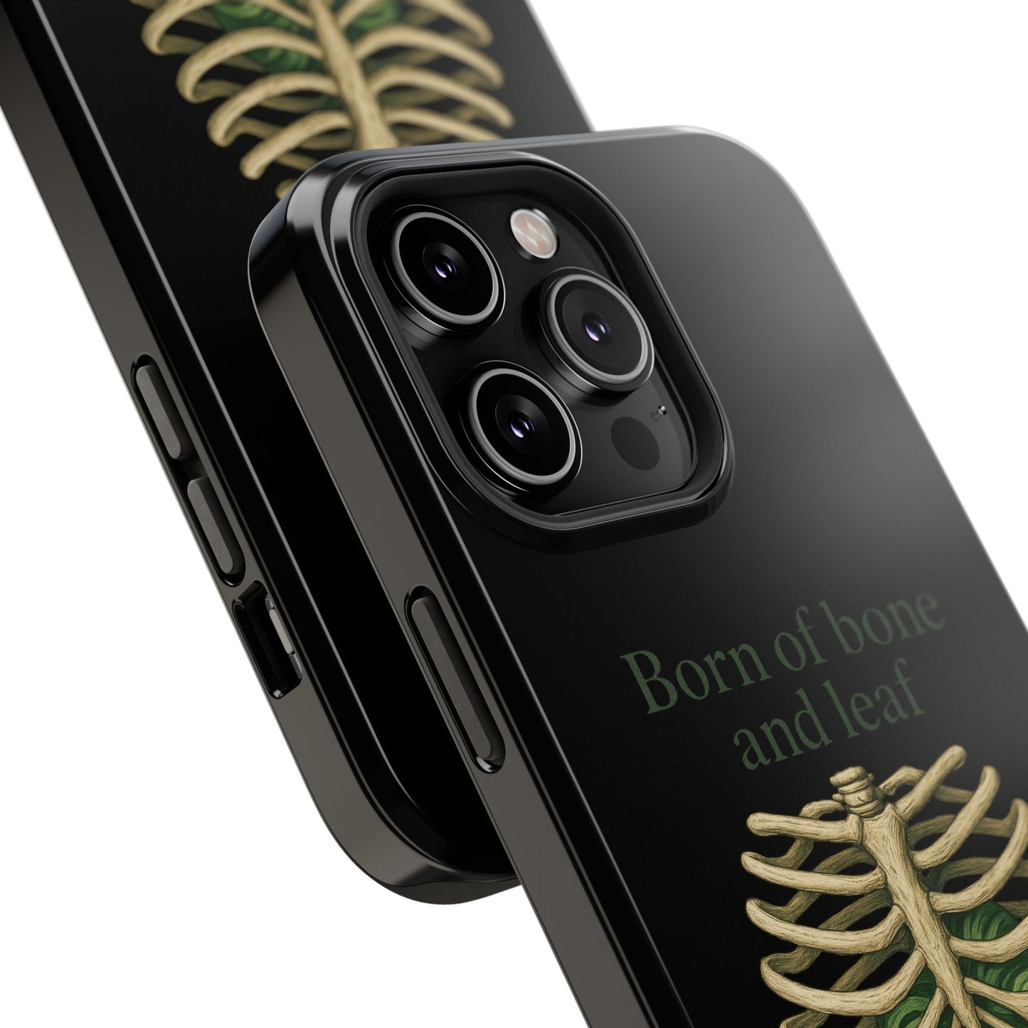 Born of Bone and Leaf Phone Case — Impact-Resistant iPhone Cover