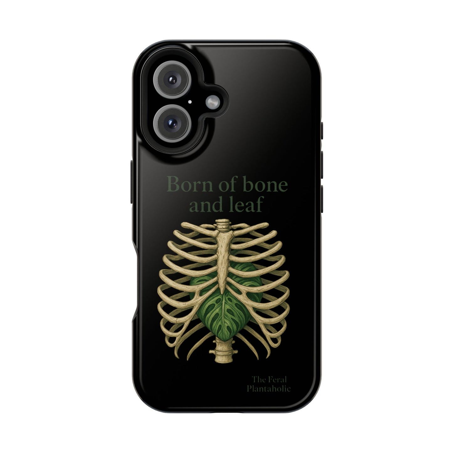 Born of Bone and Leaf Phone Case — Impact-Resistant iPhone Cover