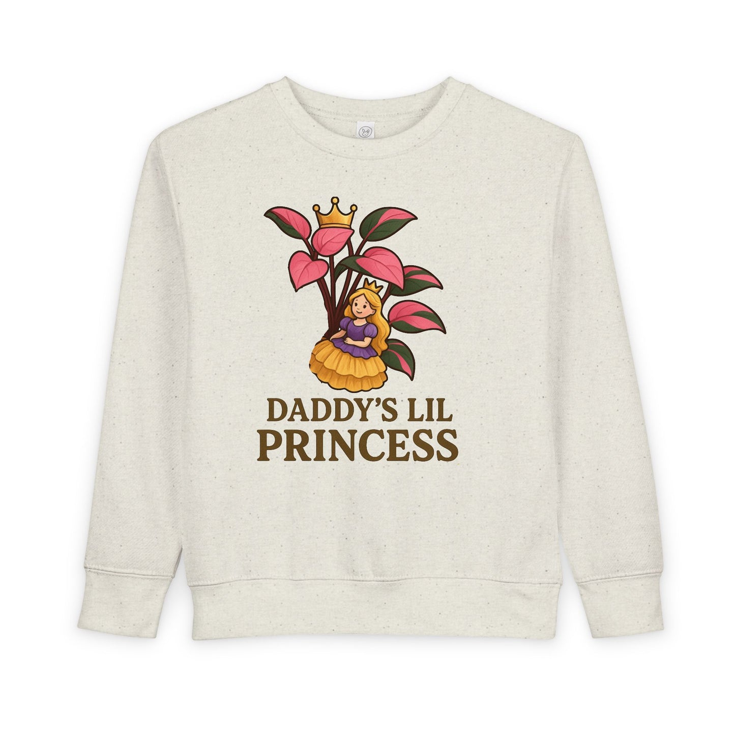 Toddler Sweatshirt - Daddy's Lil Princess, Cute Kids Sweatshirt, Toddler Gifts, Birthday Apparel, Little Princess Outfit, Baby Shower Gift