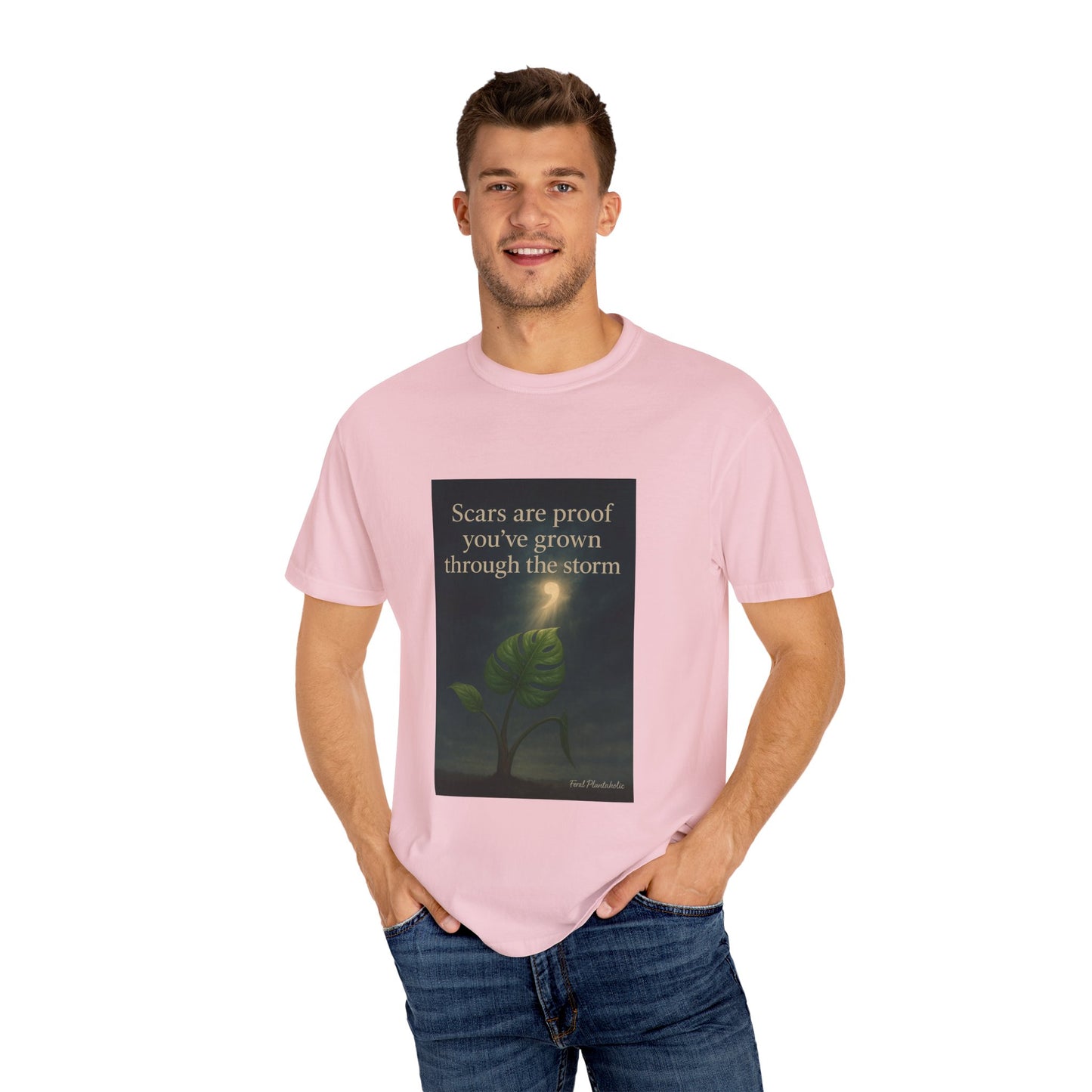 Inspiring Growth T-Shirt - Scars are Proof, Perfect for Motivational Gifts, Self-Care, Encouragement, Unisex Apparel