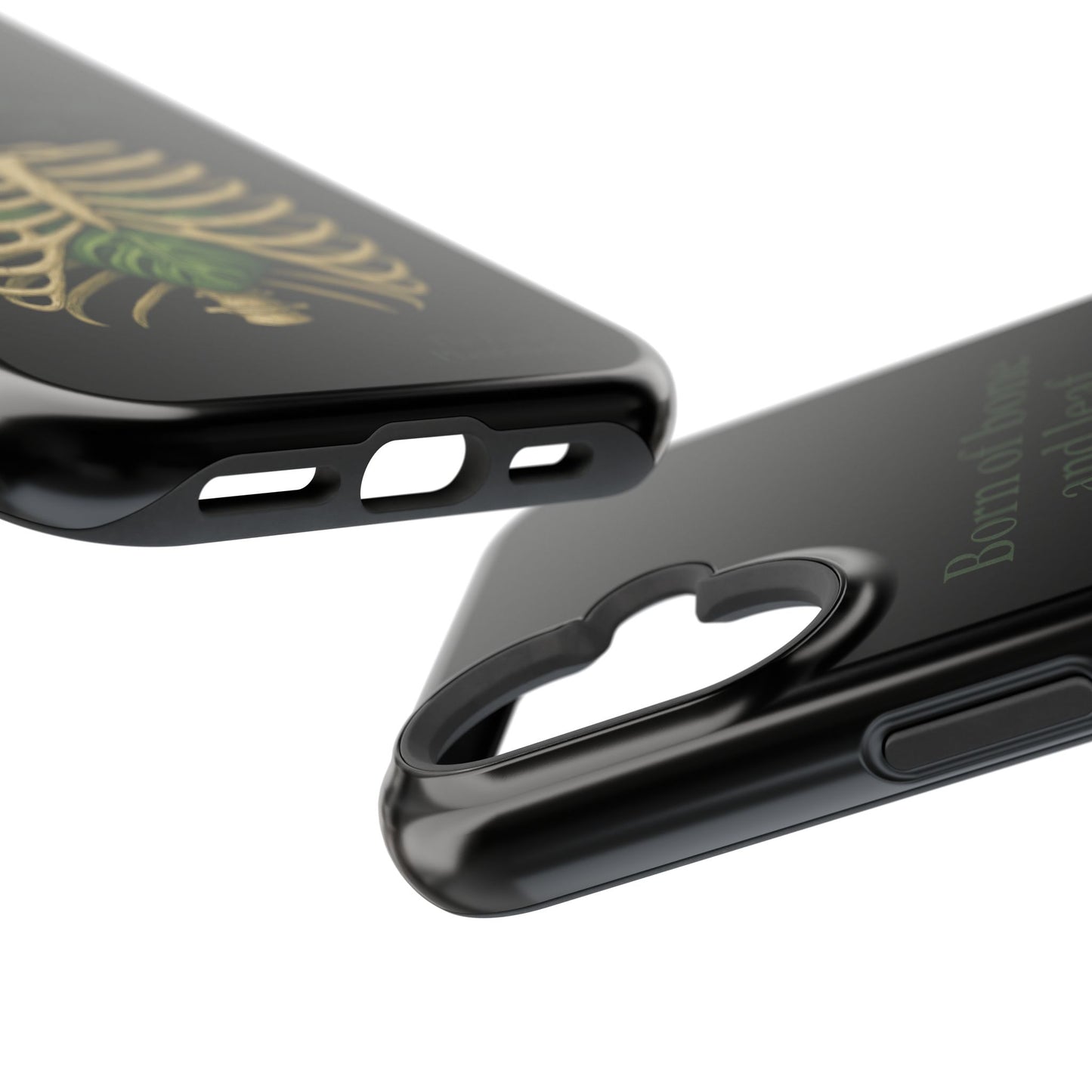 Born of Bone and Leaf Phone Case — Impact-Resistant iPhone Cover