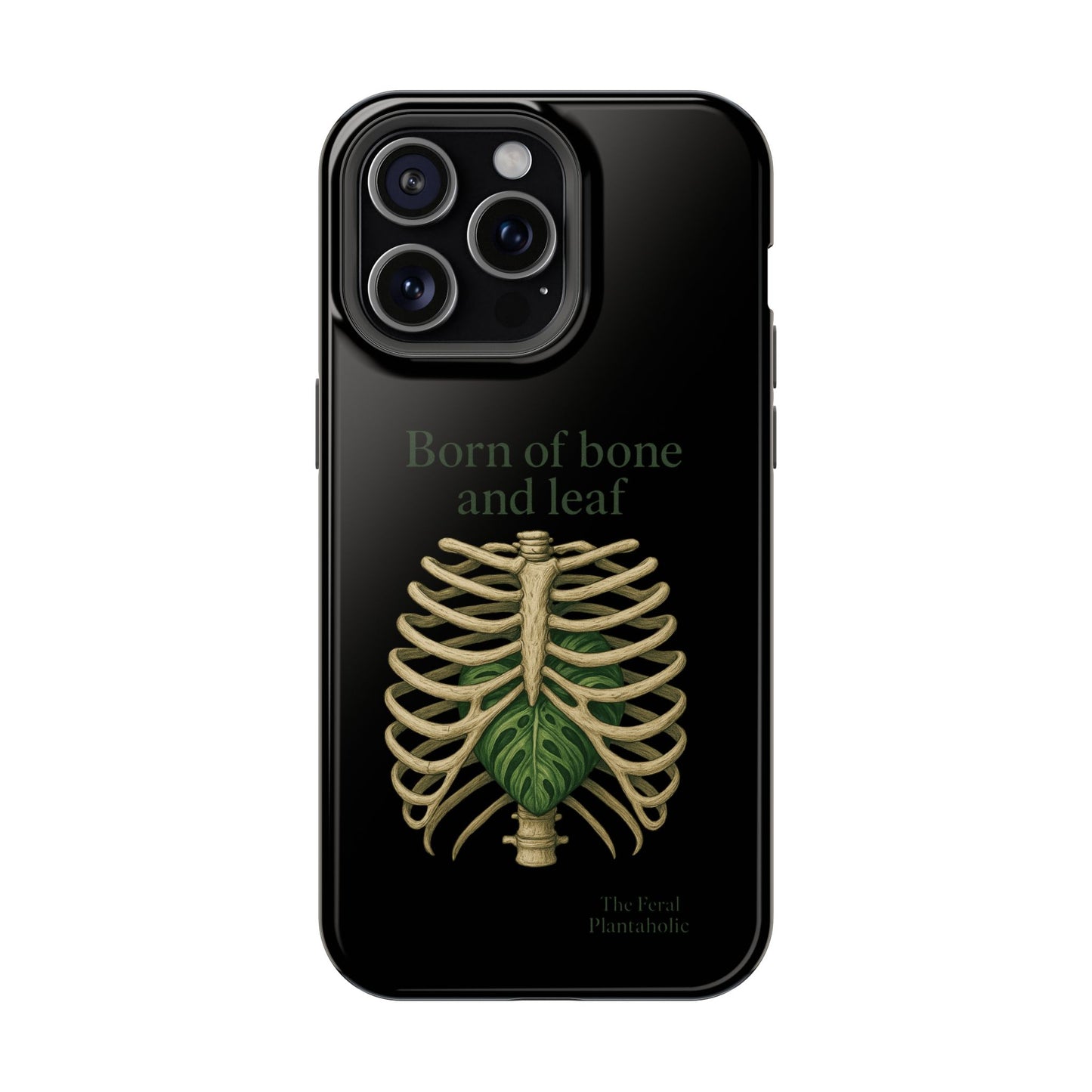 Born of Bone and Leaf Phone Case — Impact-Resistant iPhone Cover