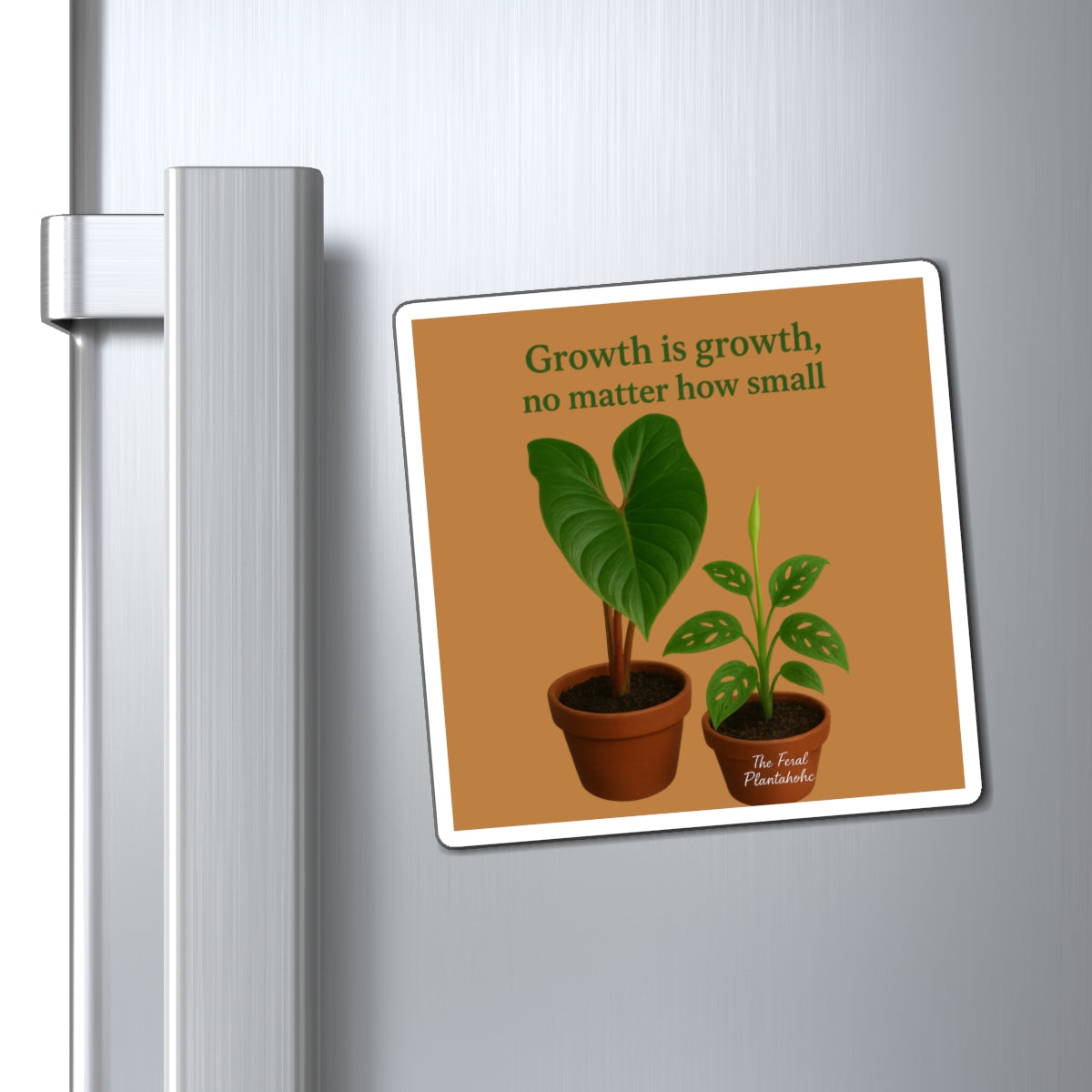 Inspirational Plant Magnets | Growth is Growth Decor | Kitchen, Home Office, Gardening Gifts, Eco-Friendly Souvenirs, Unique [...]