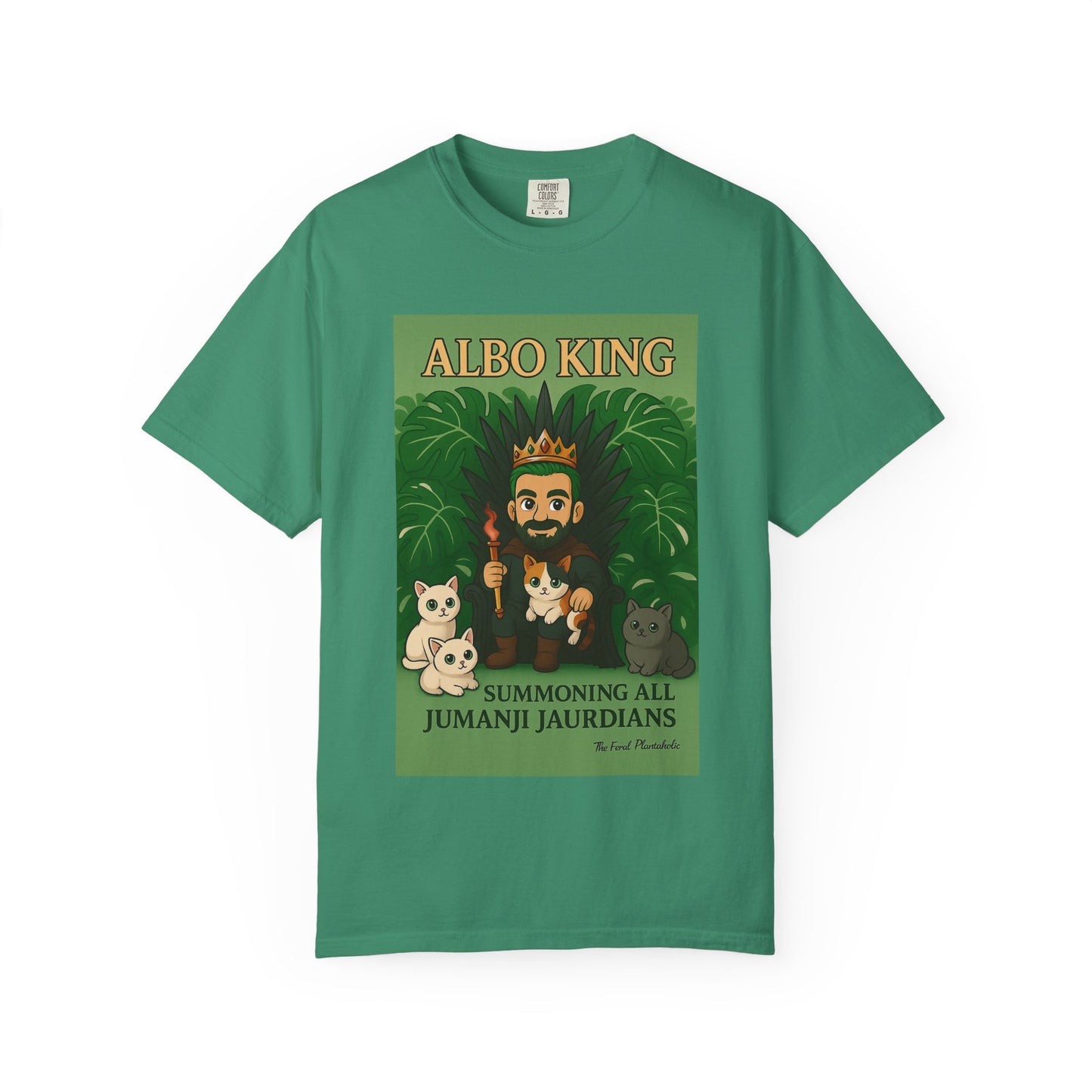 Albo King T-Shirt – "Summoning All Jumanji Jaurdians" Graphic Tee