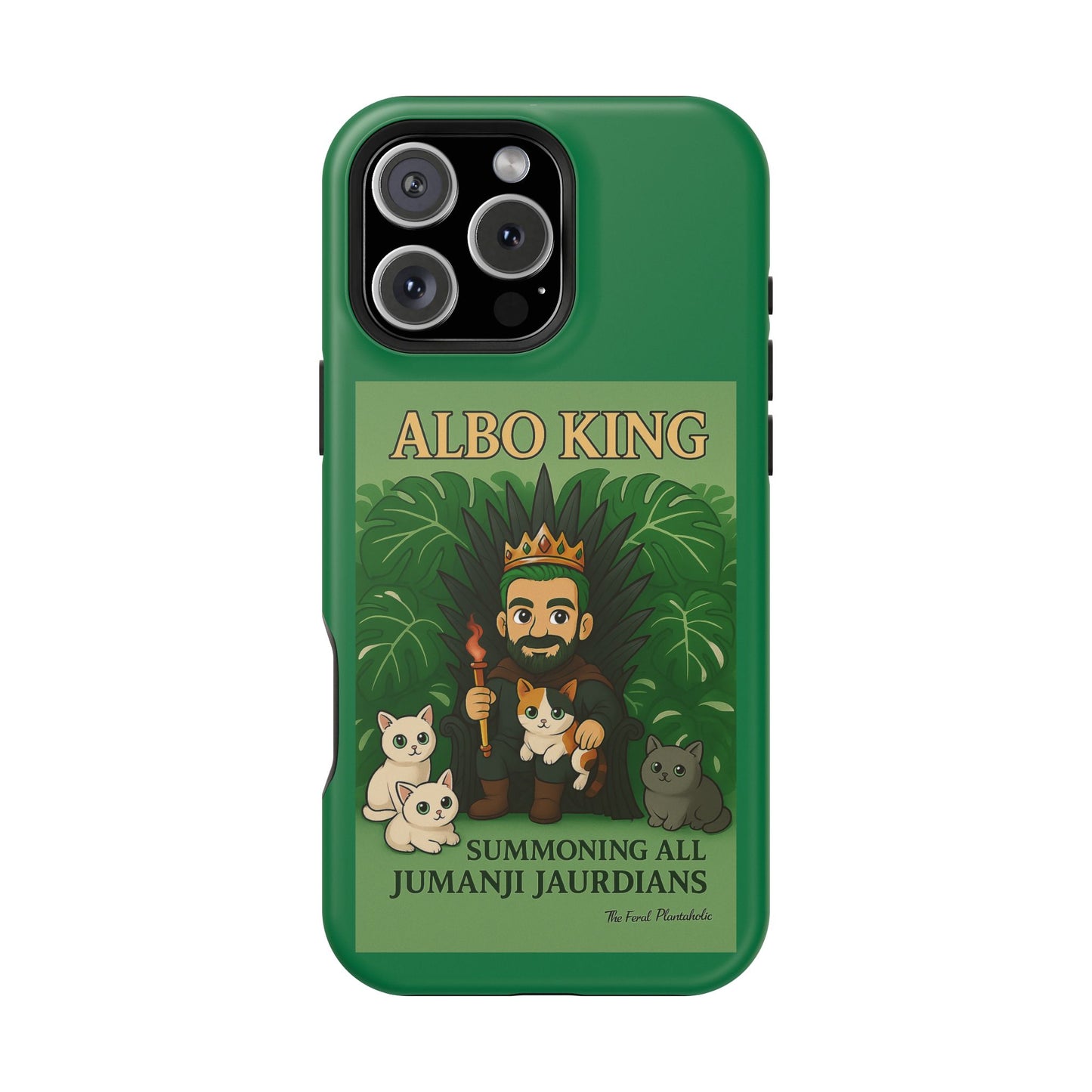 Impact-Resistant Phone Case — "Albo King" Jumanji Guardian Design