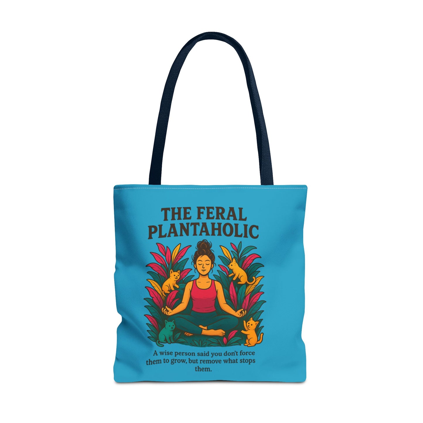 Feral Plantaholic Tote Bag - Eco-Friendly Shopping Bag, Gardening Lover Gift, Nature Enthusiast Accessory, Earth Day Must-Have