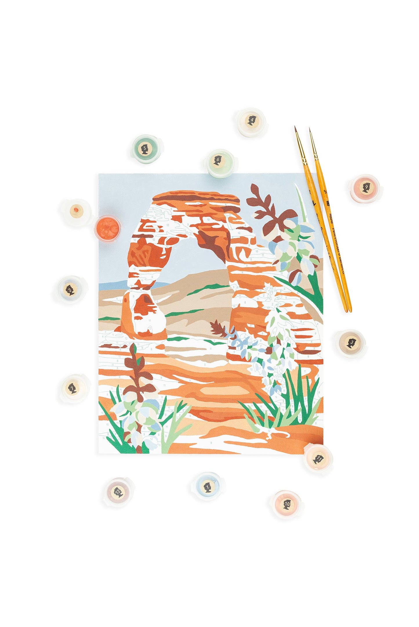 Arches National Park | 8x10 paint-by-number kit