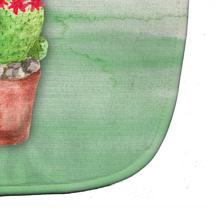 Cactus Green Watercolor Baby Bib BB7364BIB