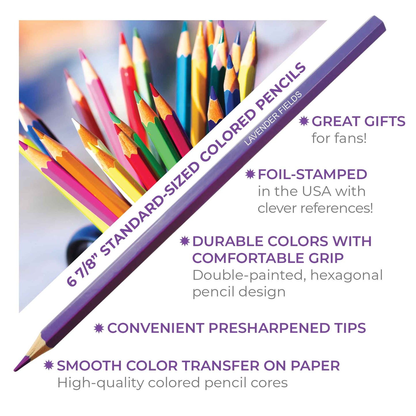 Monet Colors Colored Pencil Set