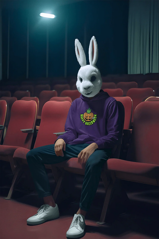 Happy Halloween Stoner Pumpkin Cannabis Hoodie