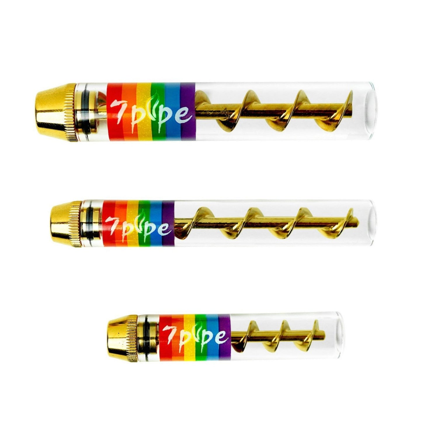 Twisty™ Glass Rainbow Tubes (2)