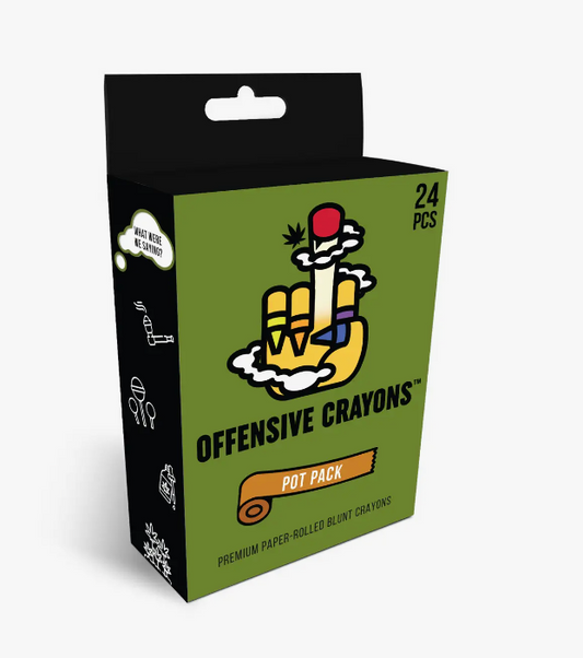 Pot Crayons, 12 pc case