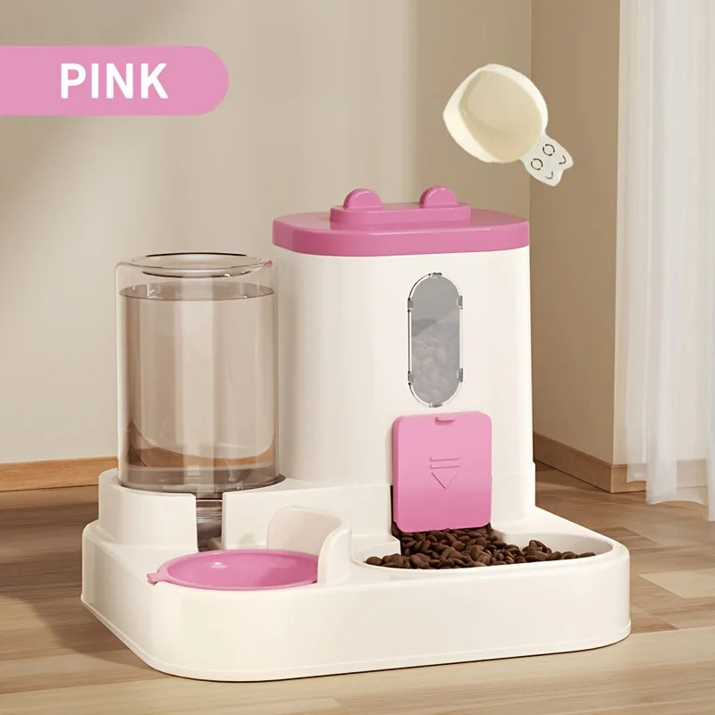 2 in 1 Fully Automatic Pet Food & Water Dispenser