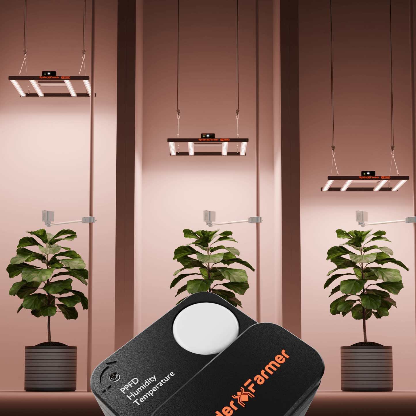 Spider Farmer Genius Grow System SensorPro Kits with CO2 Sensor and PAR Meter