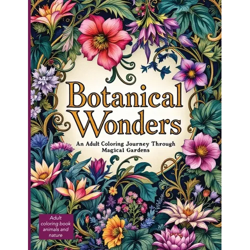 Botanical Wonders: Discover Enchanting Flora, Mythical Creatures, and Nature's Hidden Secrets in the intricate plant coloring pages in th