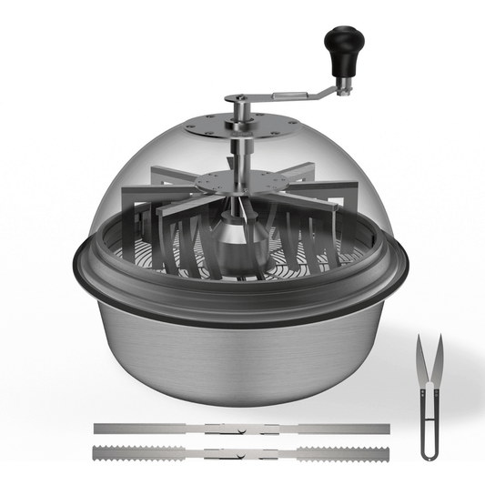 AC Infinity Bud Bowl Trimmer, Twist Spin Cut with Clear Visibility Dome, 16-Inch