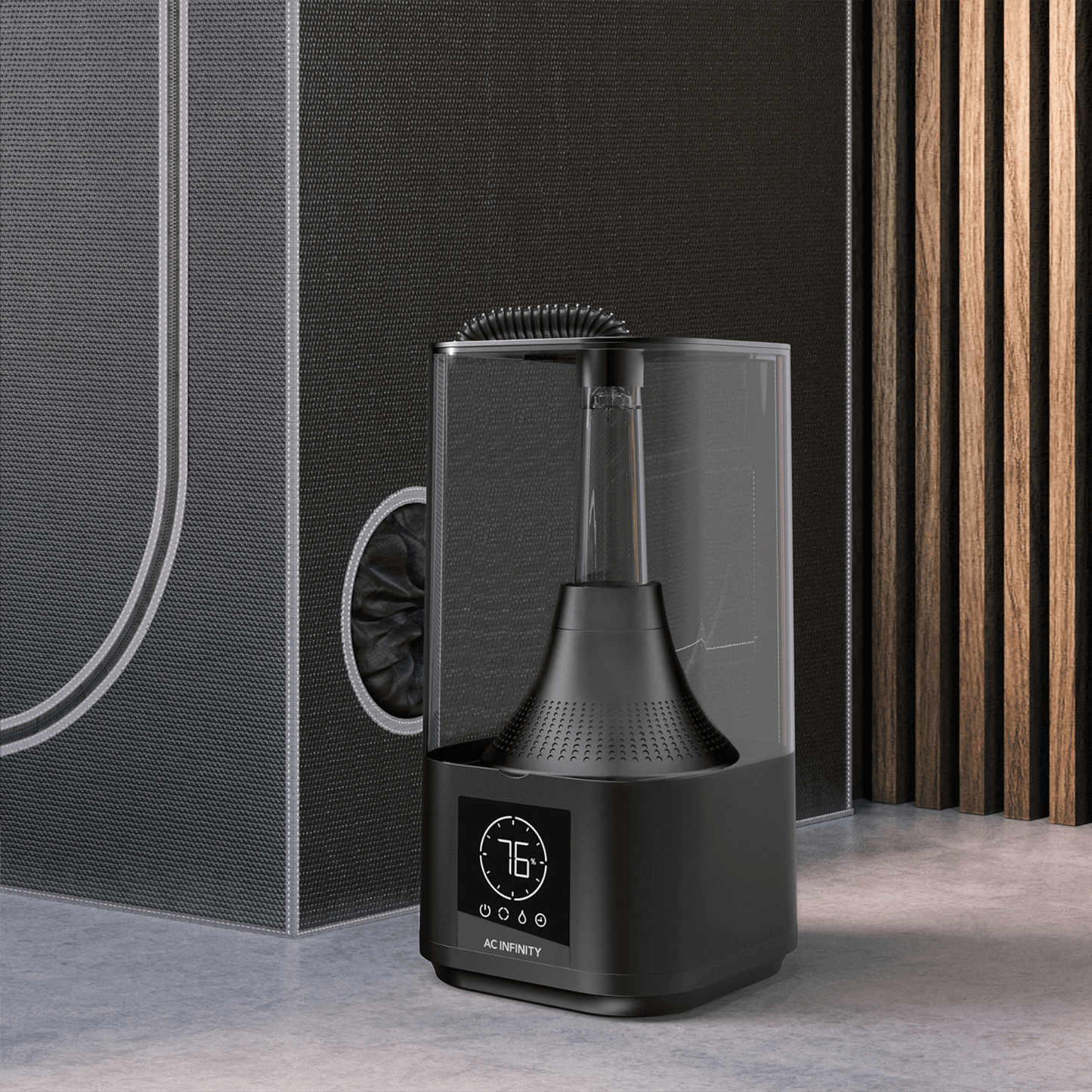 AC Infinity CLOUDFORGE T3, Environmental Plant Humidifier, 4.5L, Smart Controls, Targeted Vaporizing