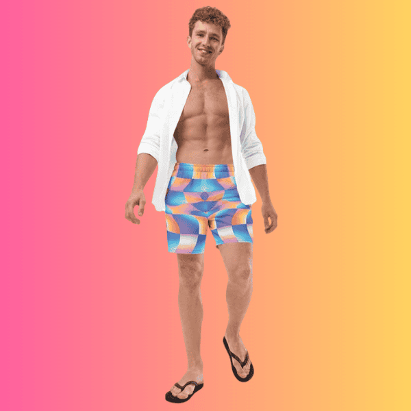 Vibrant Abstract Swim Shorts