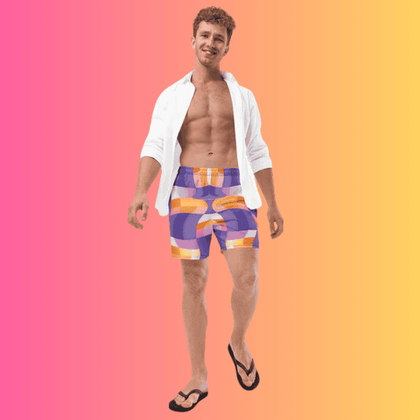 Vibrant Abstract Swim Shorts