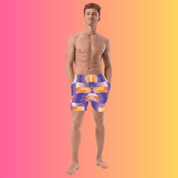 Vibrant Abstract Swim Shorts