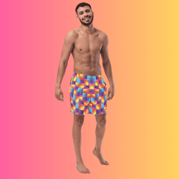 Vibrant Abstract Swim Shorts