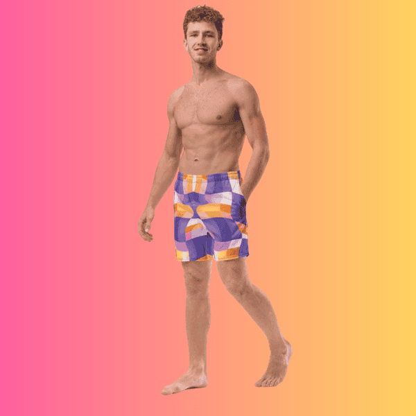 Vibrant Abstract Swim Shorts