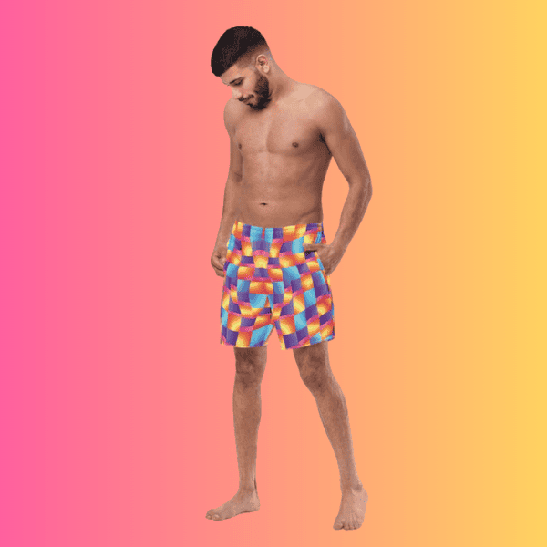 Vibrant Abstract Swim Shorts