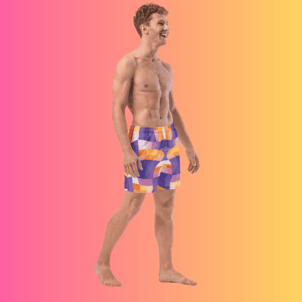 Vibrant Abstract Swim Shorts