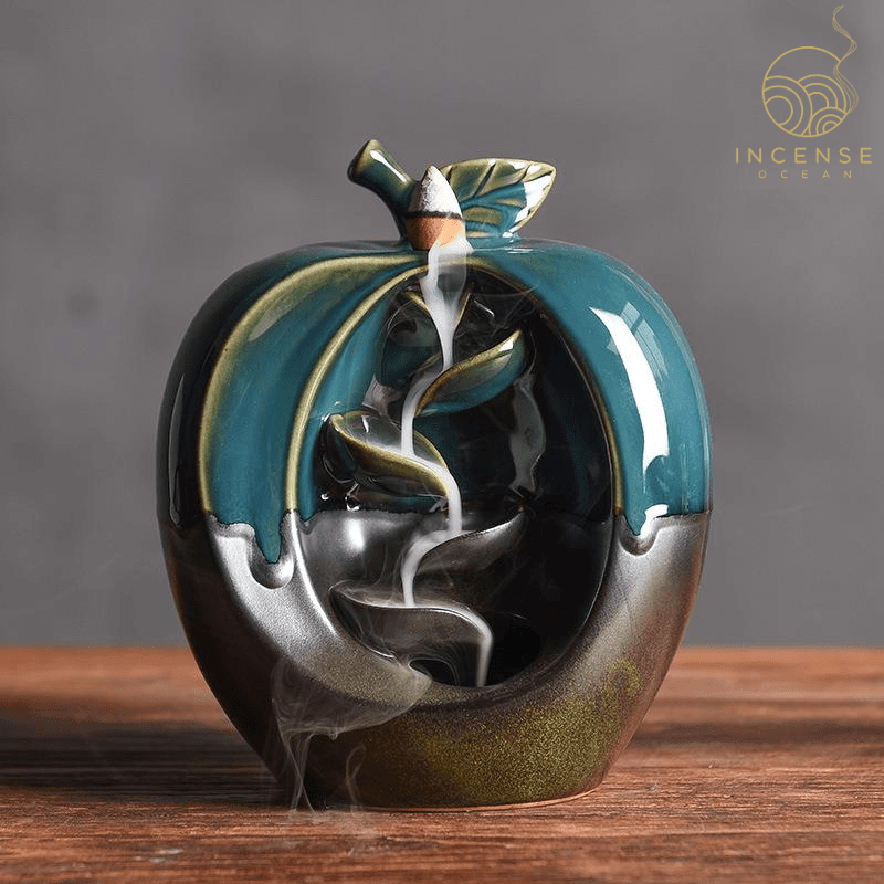 Apple Backflow Incense Burner