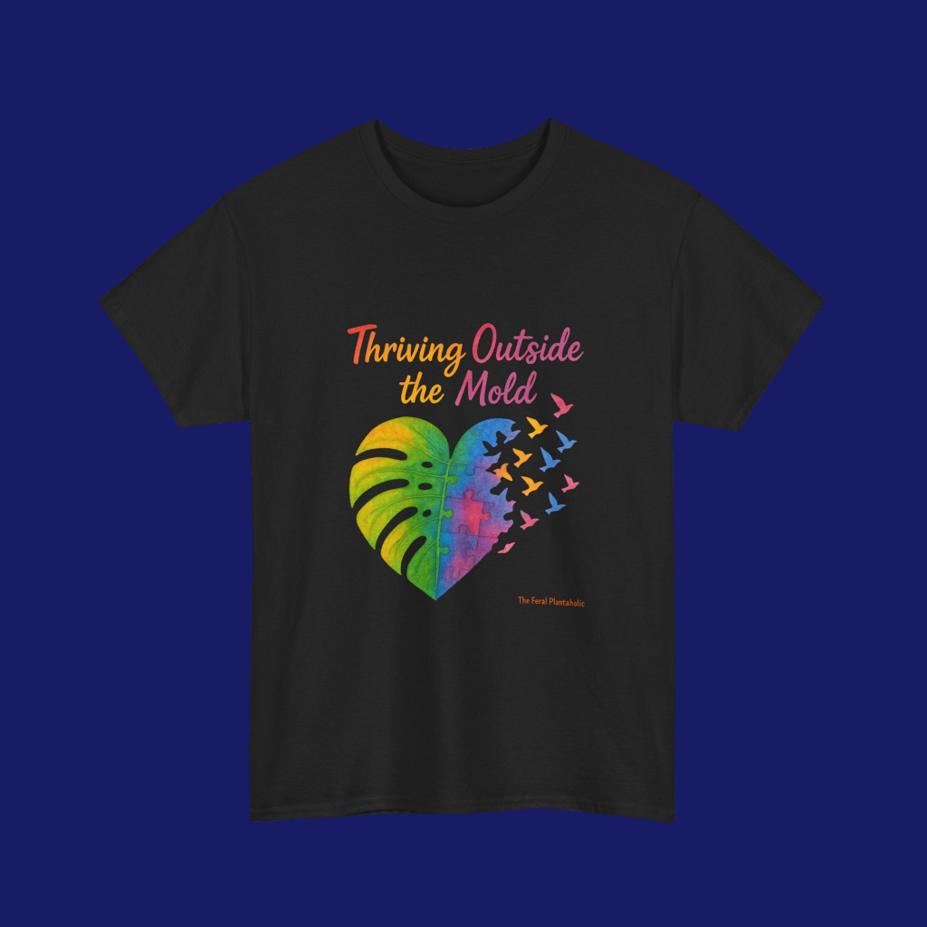 Colorful Inspirational T-Shirt, Unisex Heavy Cotton Tee for Moods, Casual Wear, Gifts for Friends, Self-Love, Spring Fashion