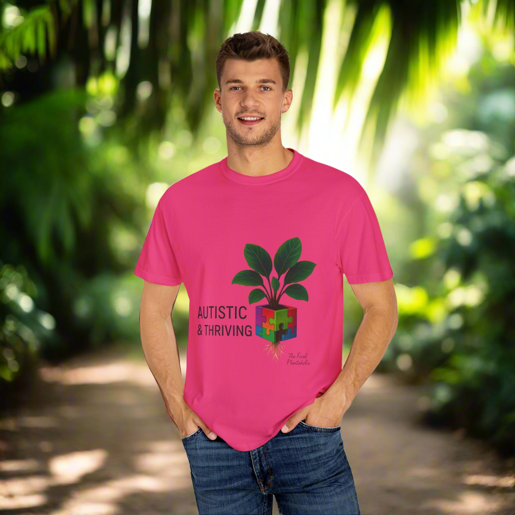 Autistic & Thriving Unisex T-Shirt, Conscious Fashion, Gift for Autism Awareness, Eco-Friendly Apparel, Positive Vibes, Everyday Wear