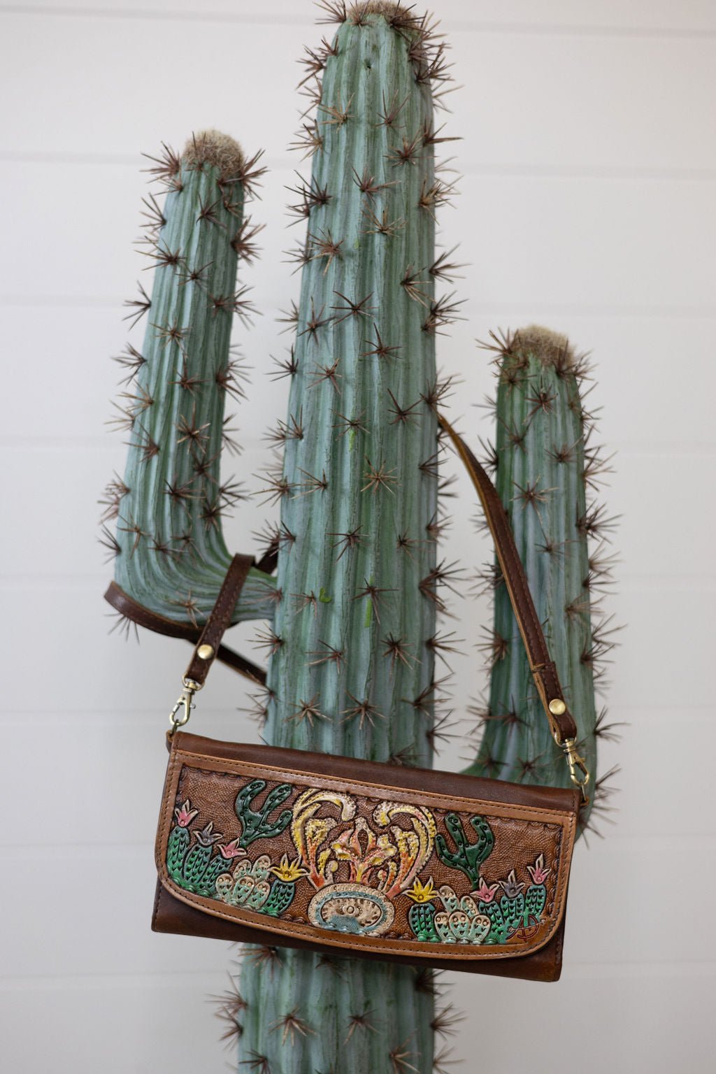 Cactus Fields Genuine Leather Western Bag