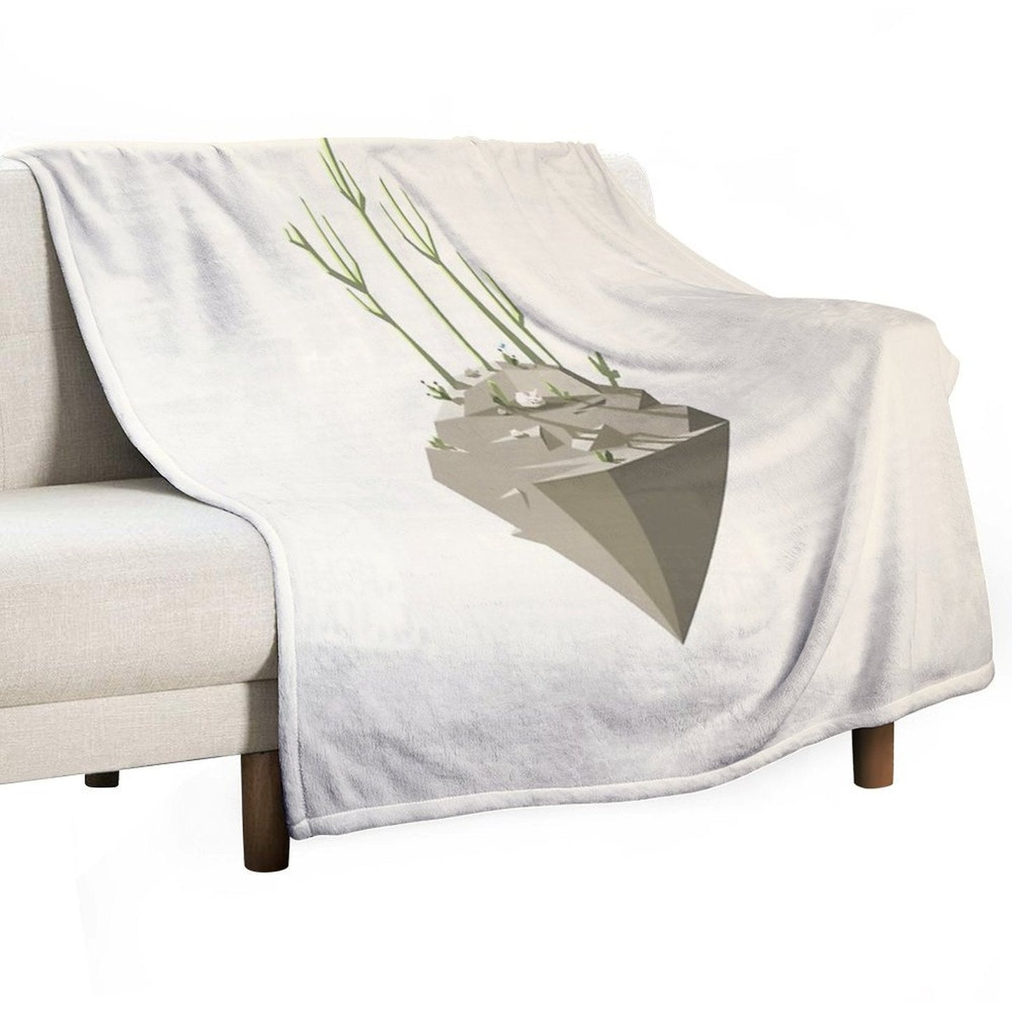 Piece of Desert Throw Blanket